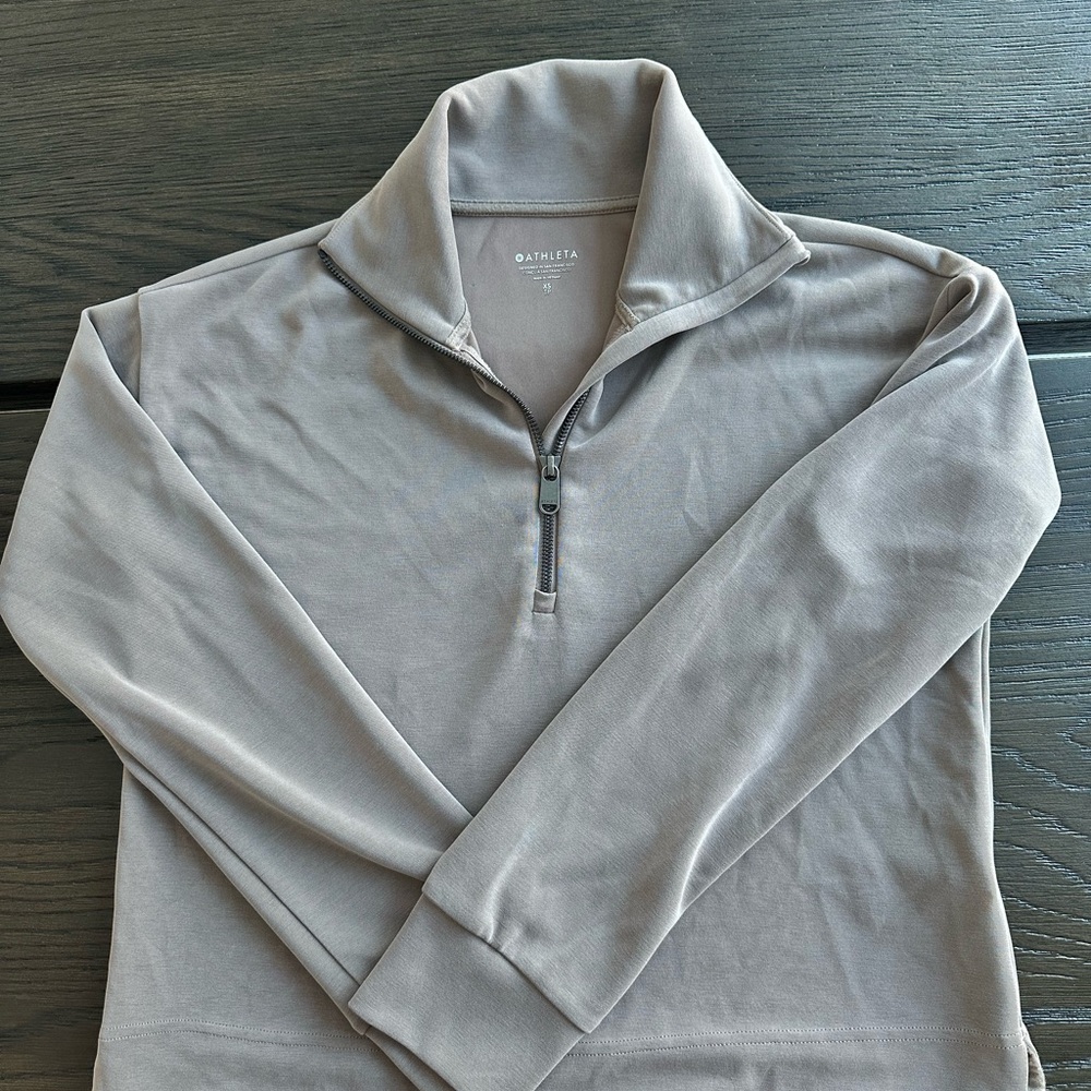 Athleta - long sleeve beige size XS sport jacket